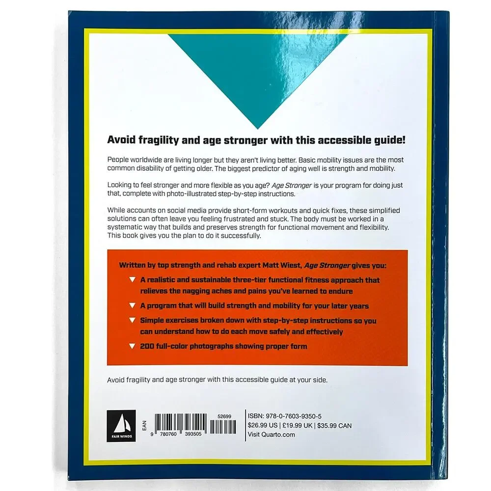 Age Stronger Prevent Pain Preserve Mobility Age Resiliently Paperback Matt Wiest